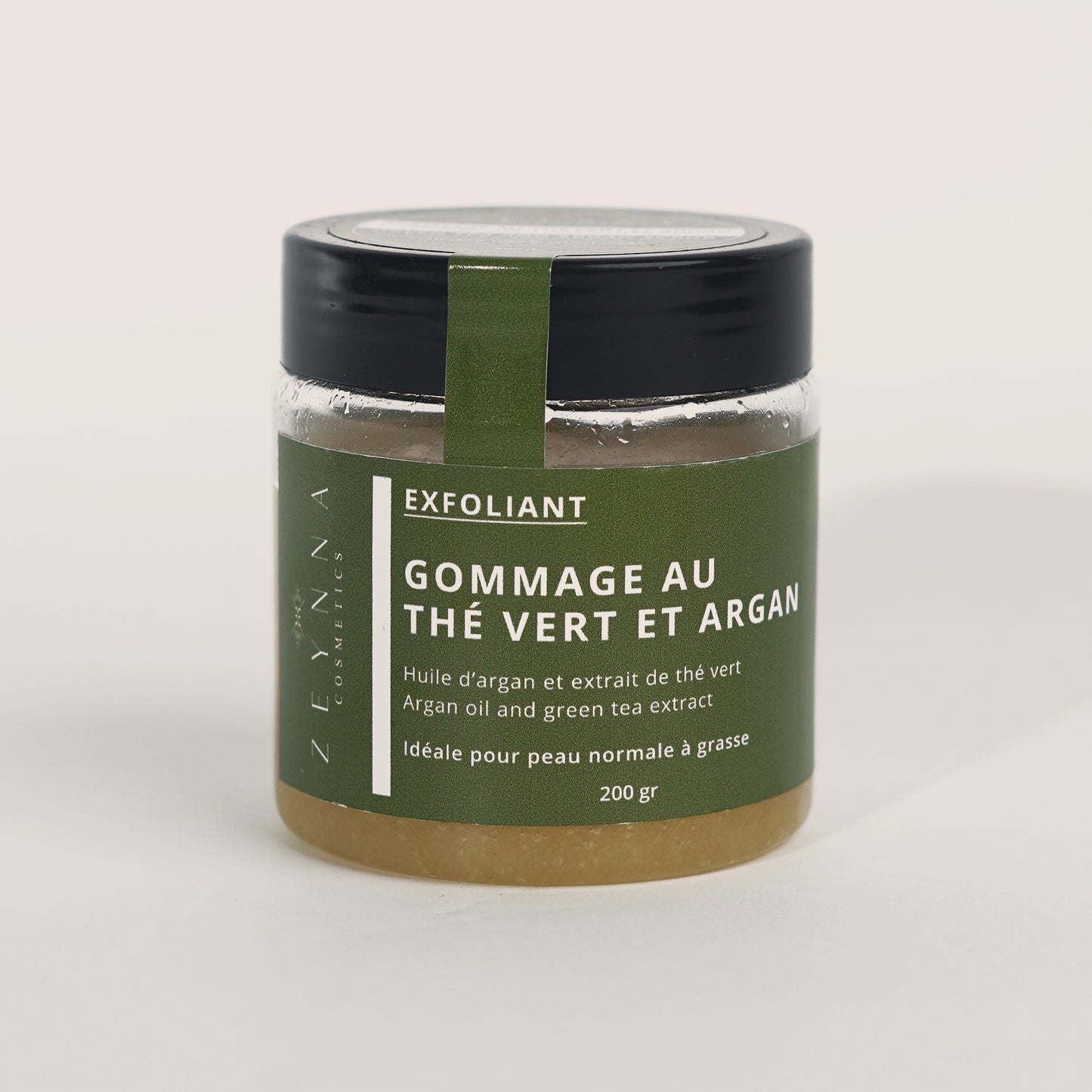 Scrub au thé vert et argan