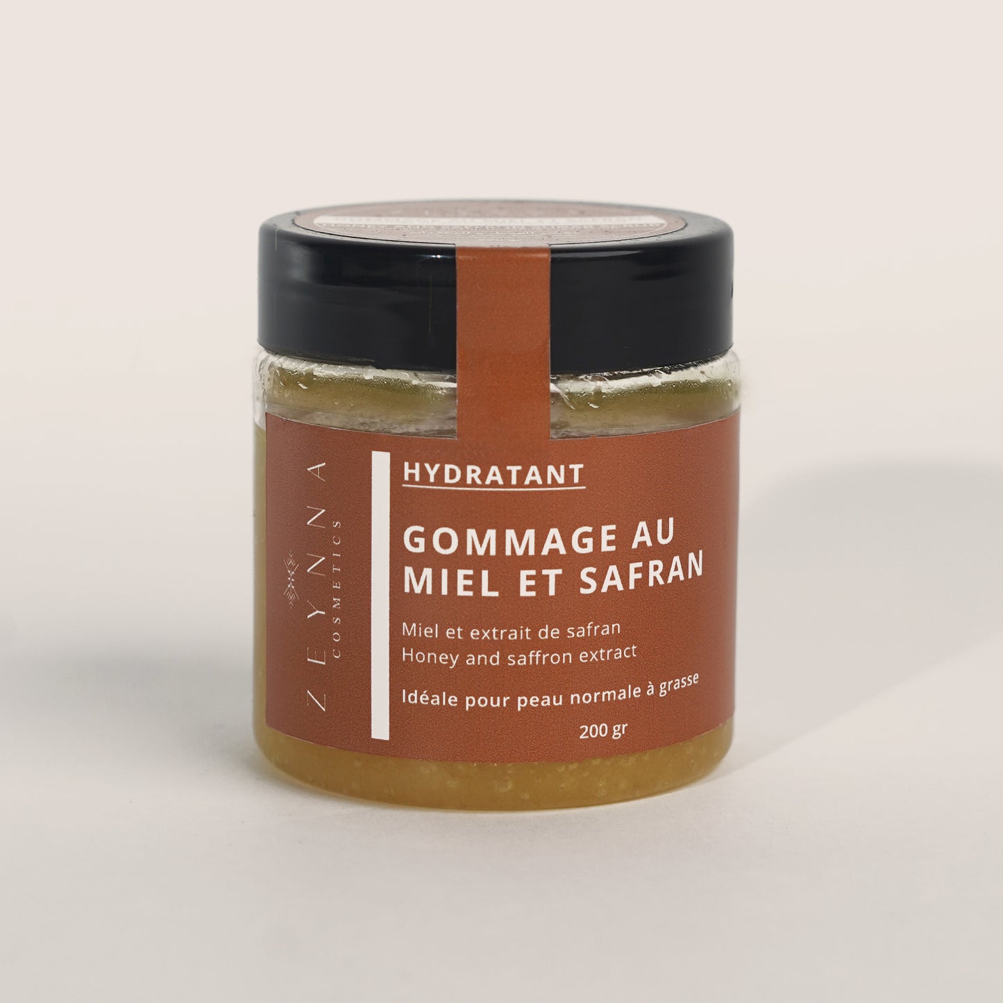 Scrub au miel et safran