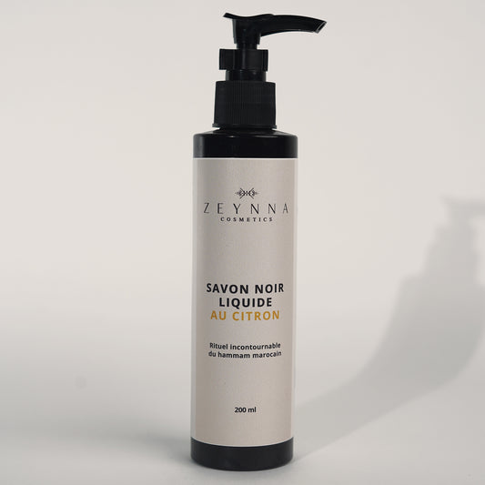 Savon noir liquide au citron
