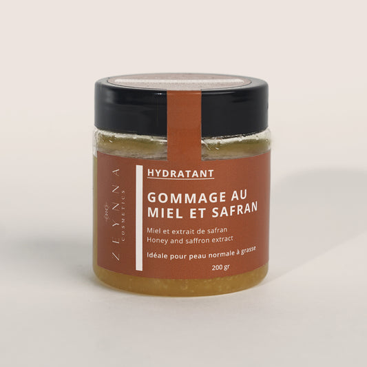 Scrub au miel et safran